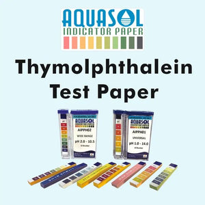 AQUASOL Thymolphthalein Test Paper (10 Booklets of 20 Leaf Each in Kangaroo Pack) AIPTH