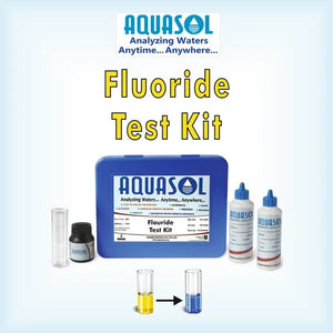 AQUASOL Fluoride Test Kit AE210  Range 0.1 -  20 PPM (Mg/L) 500 Tests