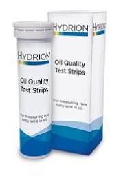 Hydrion Oil Quality Test Strip 0 to 3% FFA Measurement Range 50 Strips, FFA0030
