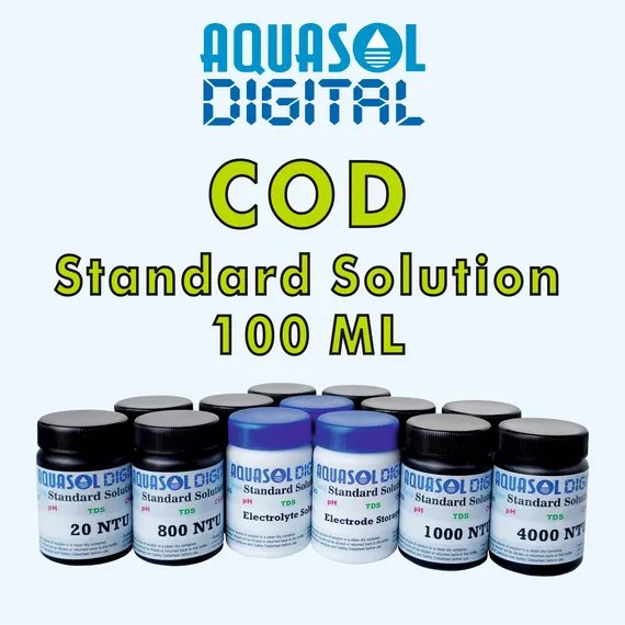 AQUASOL DIGITAL -COD Standard Solution COD - 10000 PPM  (100ml) AMB1D10000
