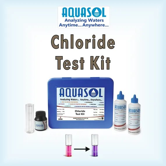 AQUASOL Chloride Test Kit AE213  Range 2 -  100 PPM (Mg/L) 300 Tests