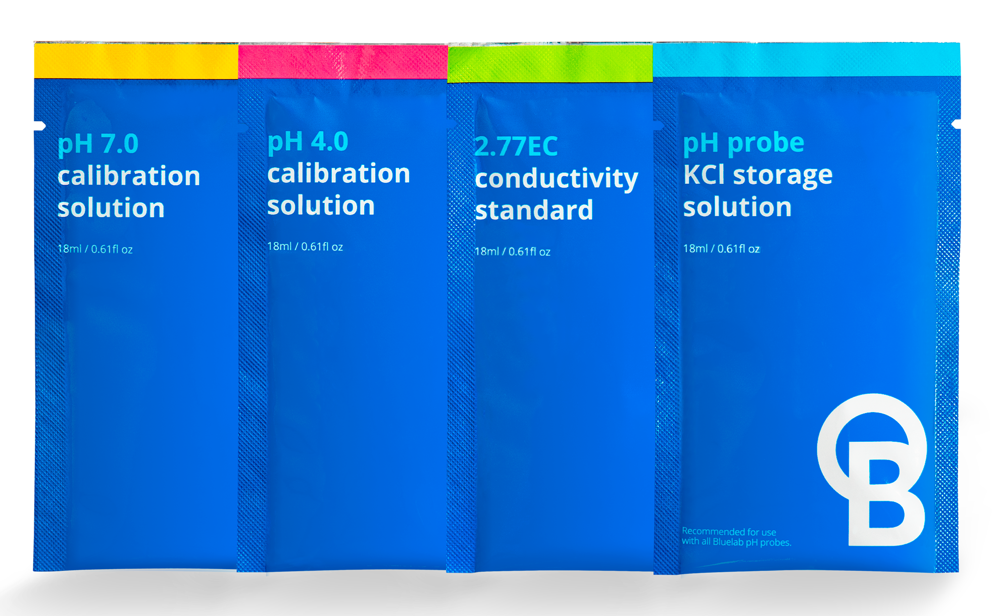 Bluelab Calibration Solution Mixed, Pack of 18ml × 30Sachets, MIX18B