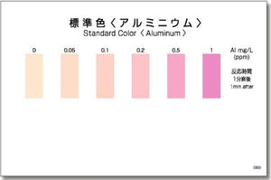 Aluminum Test Kit, Range 0 - 1 mg/l  , 50Tests, PACKTEST WAK-Al