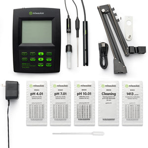 MILWAUKEE MW 180 BENCHTOP MULTIPATAMETER, 5-in-1 MAX pH/ORP/EC/TDS/NaCl/Temp.