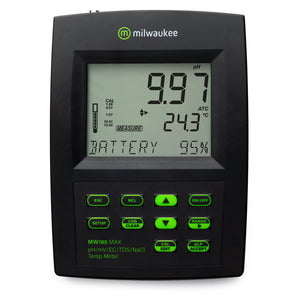 MILWAUKEE MW 180 BENCHTOP MULTIPATAMETER, 5-in-1 MAX pH/ORP/EC/TDS/NaCl/Temp.