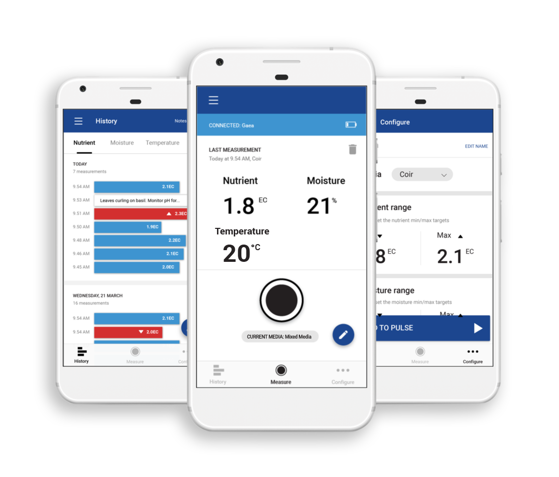 METPULSE Bluelab Pulse Multimedia EC/MC Meter