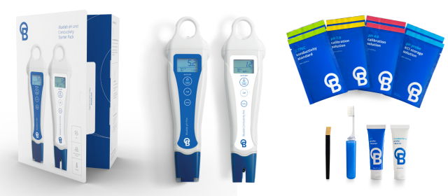 PENSTP Bluelab pH and Conductivity Calibration Starter Pack