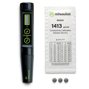MILWAUKEE C65 WATERPROOF Conductivity (EC) Meter, PORTABLE 0-1999US/CM