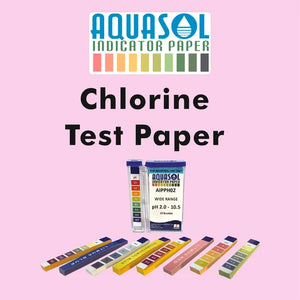 Chlorine Test Paper, 10 Booklet of 20 Strips