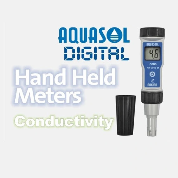 Conductivity Meter With Calibration Solution High Range, 0 - 19990 µs/Cm, Waterproof, AMCOND01