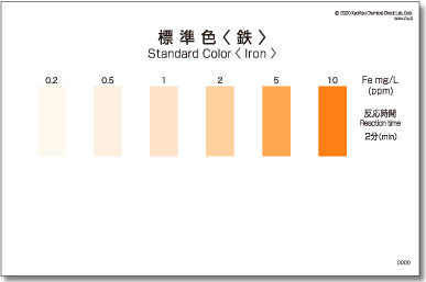 IRON Test Kit , 50 Tests , Range 0.2 - 10 mg/l , PACKTEST WAK-Fe