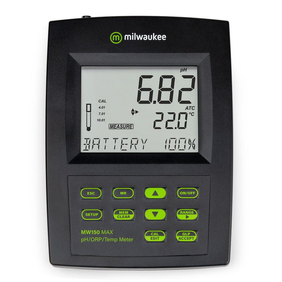 MILWAUKEE MW150 BENCHTOP PH/ORP/TEMP METER 0.01 RESOLUTION