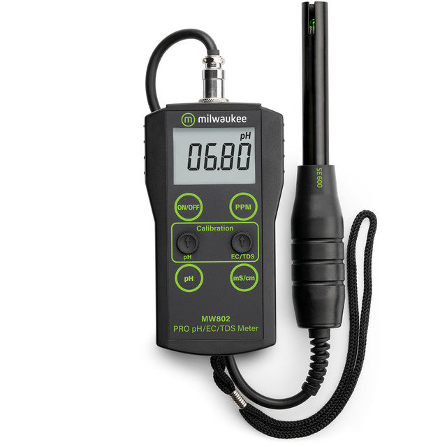MILWAUKEE MW 802 HANDHELD PH TDS EC HIGH RANGE