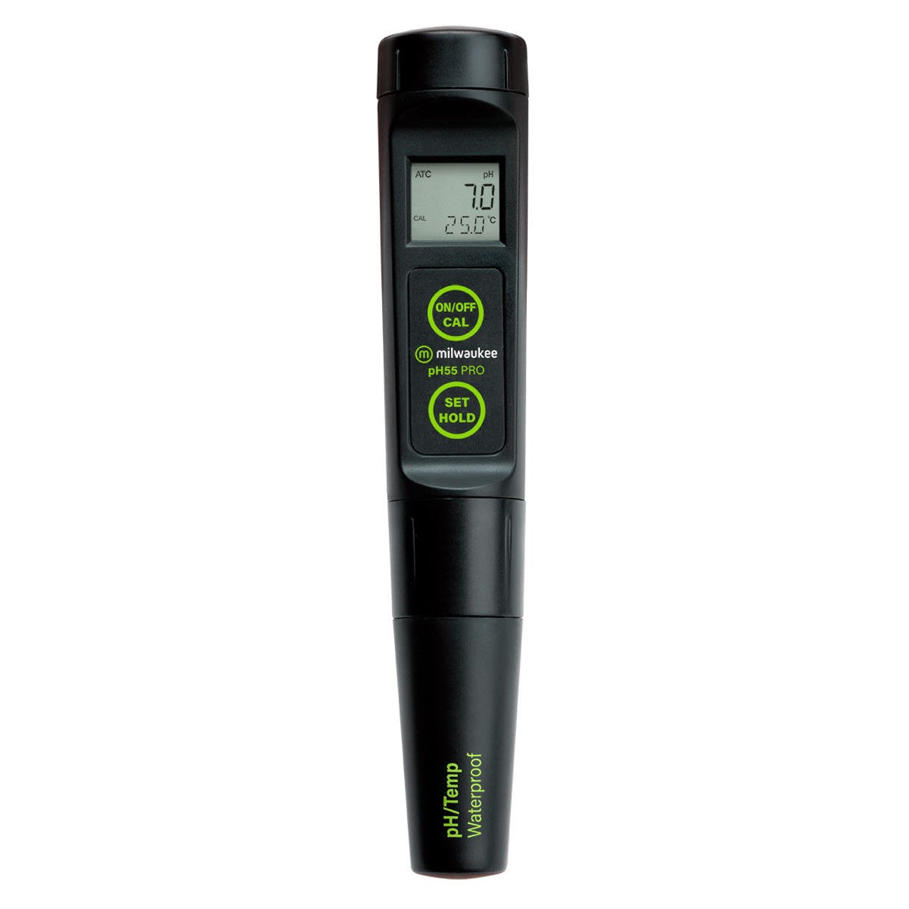 MILWAUKEE PH55 WATERPROOF PH Meter , PORTABLE -2 TO 16 PH 0.1 RESOLUTION