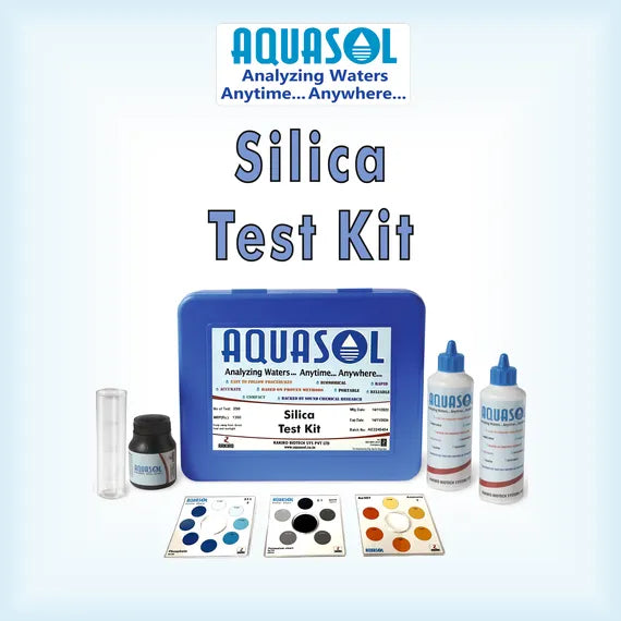 AQUASOL Silica Test Kit AE302* Range 5 - 80 PPM (Mg/L) 400Test