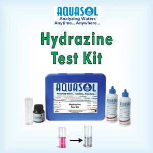 AQUASOL Hydrazine Test Kit AE304 - Range 0.1 - 1.25 PPM (Mg/L) 200Test