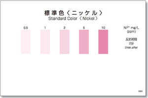 NICKEL Test Kit , 50 Tests , Range 0.5 - 10 mg/l , PACKTEST WAK-Ni