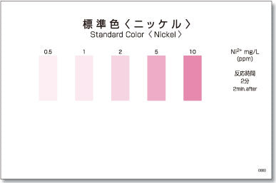 NICKEL Test Kit , 50 Tests , Range 0.5 - 10 mg/l , PACKTEST WAK-Ni