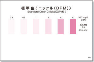 NICKEL(DPM) Test Kit, 50Tests , Range 0.3 - 10 mg/l , PACKTEST WAK-Ni(D)