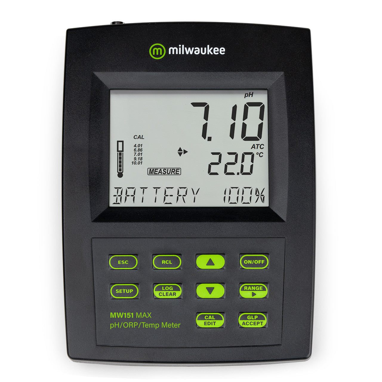 MILWAUKEE MW151 BENCHTOP PH/ORP/TEMP METER 0.001 RESOLUTION