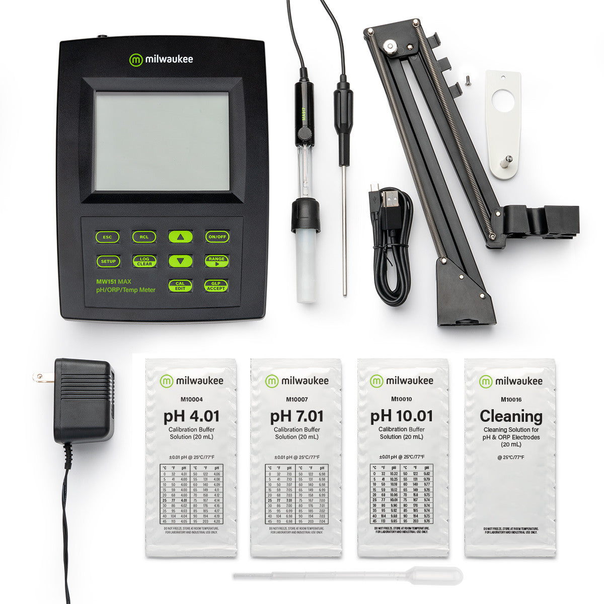 MILWAUKEE MW151 BENCHTOP PH/ORP/TEMP METER 0.001 RESOLUTION